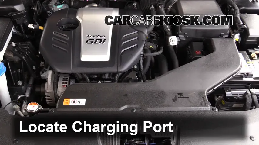 2016 Hyundai Sonata Eco 1.6L 4 Cyl. Turbo Air Conditioner Recharge Freon